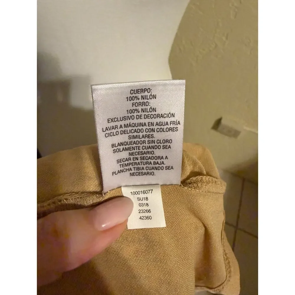 Style & Co Sleeveless Tiered Boho Dress Geometric Print Size S - Picture 7 of 9